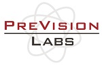 Simon Roofing's PreVision Labs logo which conducts Laboratory Testing for Flat Commercial Roofs